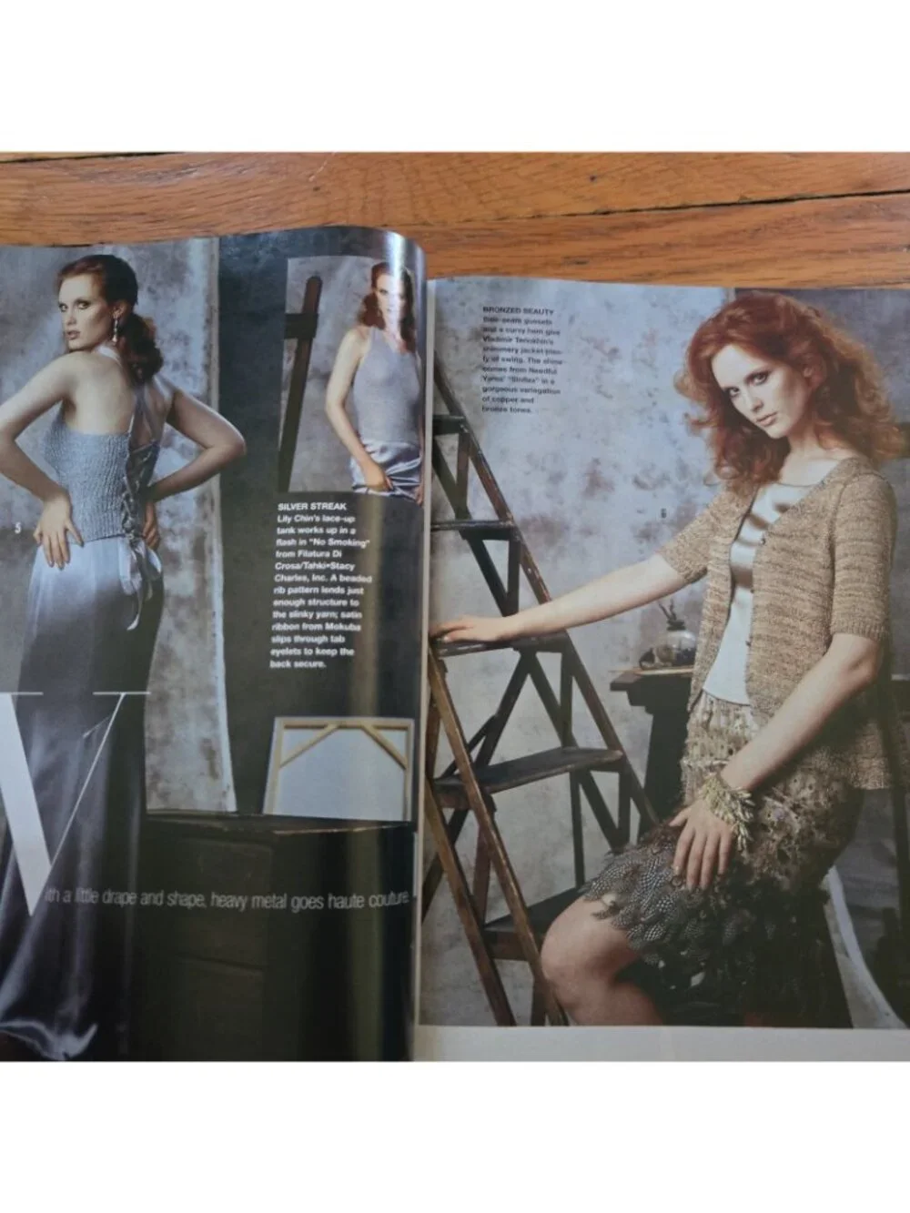 Vogue Knitting International Magazine, Holiday 2004 Poncho corset